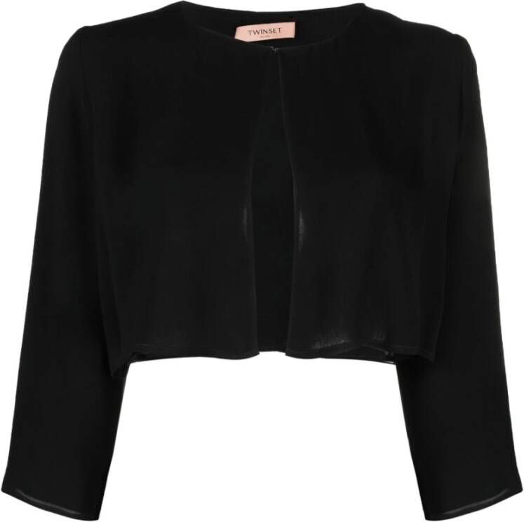 Twinset Kort jasje Black Dames