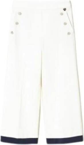 Twinset Cropped Trousers Wit Dames