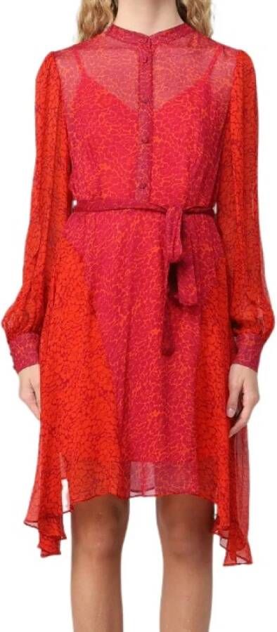 Twinset Dag korte jurk Rood Dames