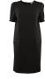 Twinset Knielengte Jurk Black Dames - Thumbnail 1