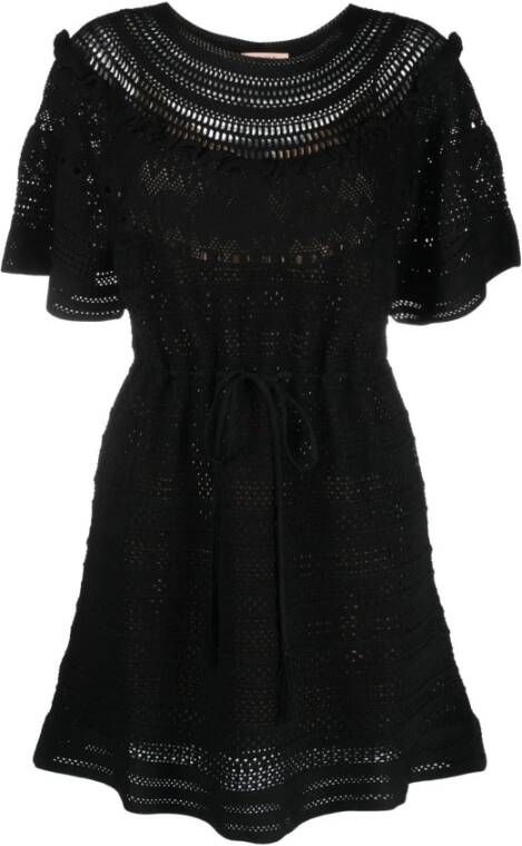 Twinset Dag korte jurk Zwart Dames