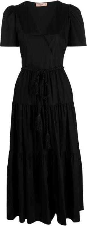 Twinset Dag Maxi -jurk Zwart Dames