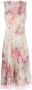 Twinset Lange jurk in Creponne Plisse Art. 231Tp2730 Multicolor Dames - Thumbnail 4