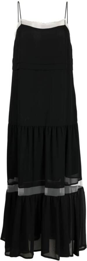 Twinset Dag Midi -jurk Zwart Dames