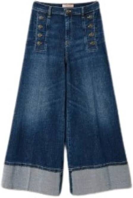 Twinset Denim Jeans Set Blauw Dames