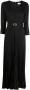 Twinset Elegante Viscose Jumpsuit met Geplooide Broek Black Dames - Thumbnail 1