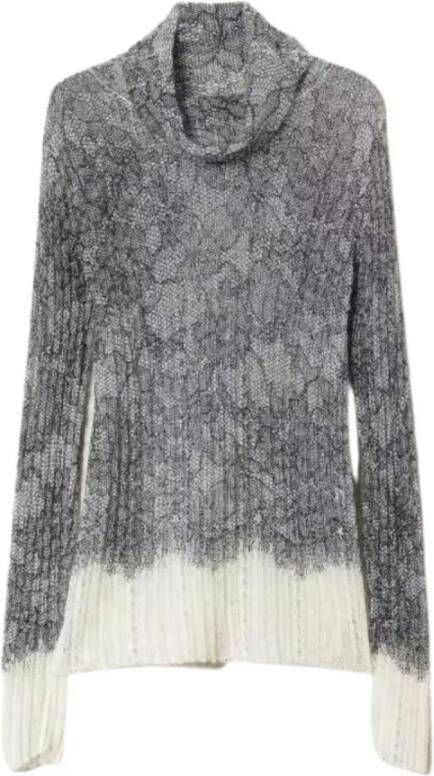 Twinset Grijze Twin-set Sweaters Grijs Dames
