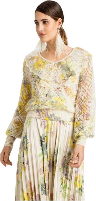 Twinset Ivoor Trui Set Beige Dames