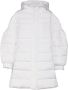 Twinset Witte Gewatteerde Jas met Hoge Kraag en Pofmouwen White Dames - Thumbnail 1