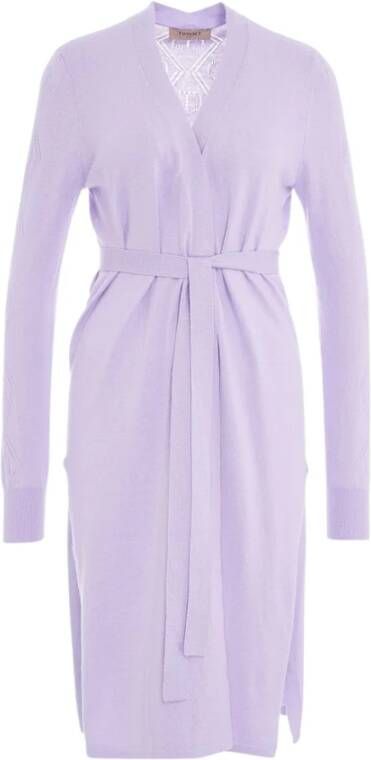 Twinset Dameskleding Gebreid Paars Aw23 Purple Dames