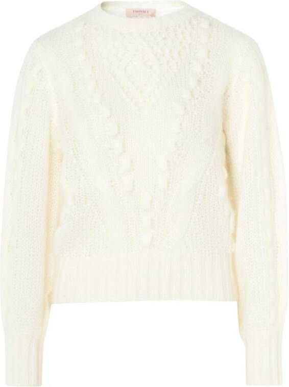 Twinset Witte Sweatshirts voor Dames Aw23 White Dames