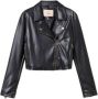 Twinset Leather Jackets Zwart Dames - Thumbnail 3