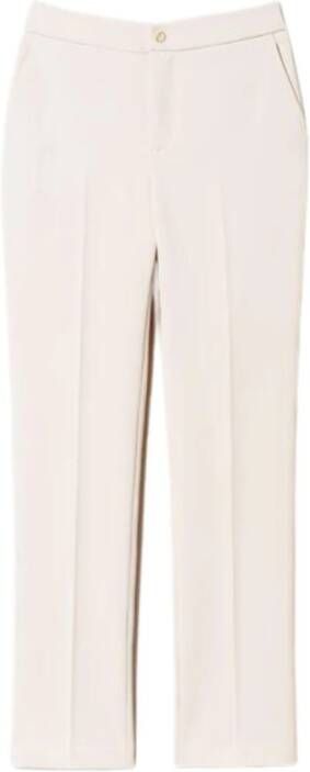 TWINSET MILANO Dames Broeken 10149485-cpc Creme - Foto 9