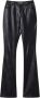Twinset Flared broek van imitatieleer Black Dames - Thumbnail 1