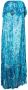 Twinset EénSchouder Blauwe Bloemenjurk Blue Dames - Thumbnail 1