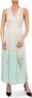 Twinset Groene Aqua Jurk Green Dames - Thumbnail 3