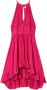 Twinset Knielengte Jurk Pink Dames - Thumbnail 1