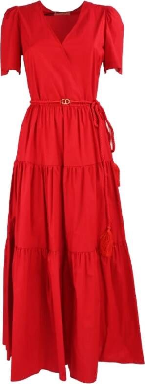 Twinset Maxi Dresses Rood Dames