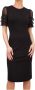Twinset Stijlvolle Jurk Black Dames - Thumbnail 3