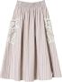 Twinset Midi Rokken Brown Dames - Thumbnail 1