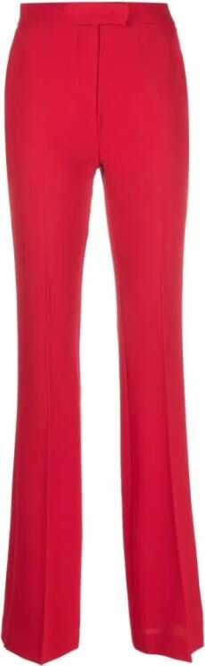 Twinset Rechte broek Rood Dames