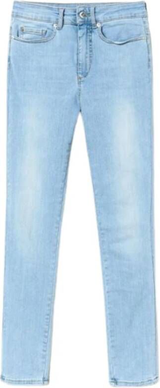 Twinset Slim fit jeans Blue Dames