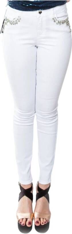 Twinset Slim fit jeans White Dames