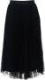 Twinset Midi Rok Zwart Micro Polka Dots Black Dames - Thumbnail 1
