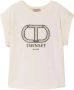 TWINSET MILANO Dames Tops & T-shirts 13457838-cpc Gebroken Wit - Thumbnail 2