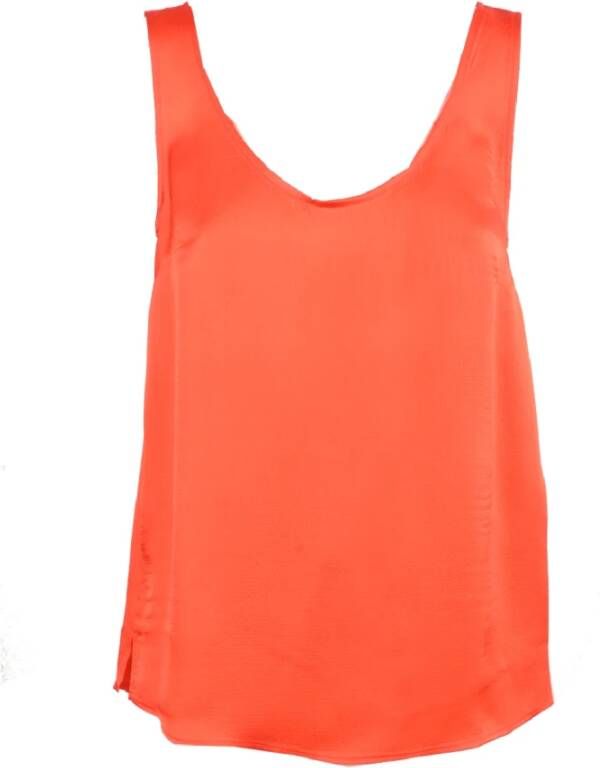 Twinset Sleeveless Tops Oranje Dames