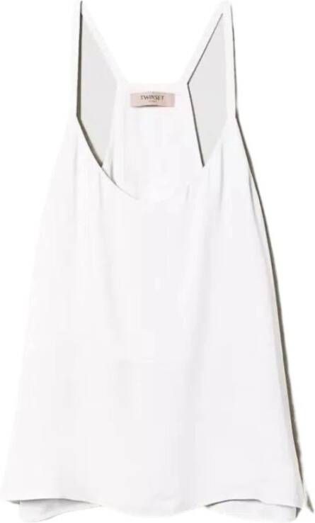 Twinset Sleeveless Tops Wit Dames