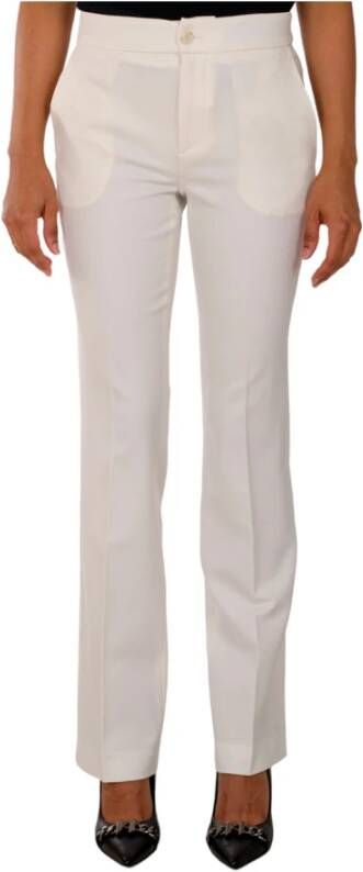 Twinset Slim-fit Trousers Wit Dames