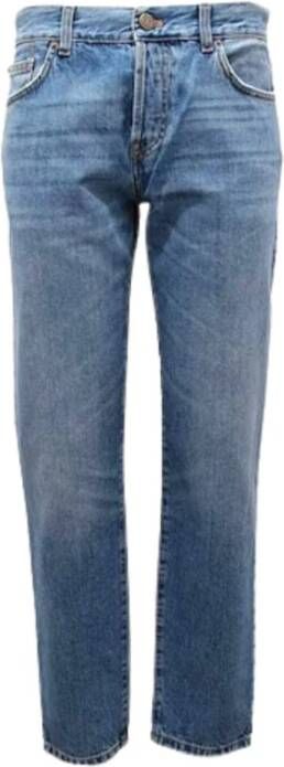 Twinset Straight Jeans Blauw Dames