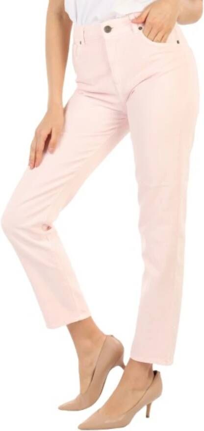 Twinset Straight Trousers Roze Dames