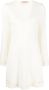 Twinset Korte ivoorkleurige gebreide jurk met Sangallo-borduursel White Dames - Thumbnail 3