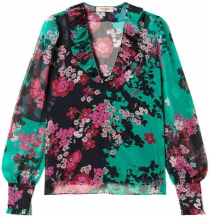 Twinset Lange Mouw Blouse Multicolor Dames