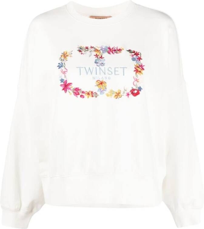 Twinset Sweatshirt Wit Dames