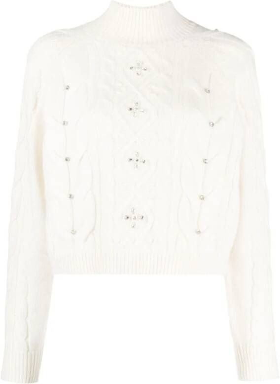 Twinset Witte Sweatshirts voor Dames Aw23 White Dames