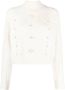 Twinset Witte Sweatshirts voor Dames Aw23 White Dames - Thumbnail 1
