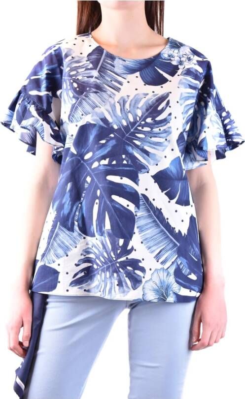 Twinset T-shirt Blauw Dames