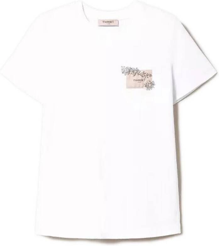 Twinset T-Shirts White Dames