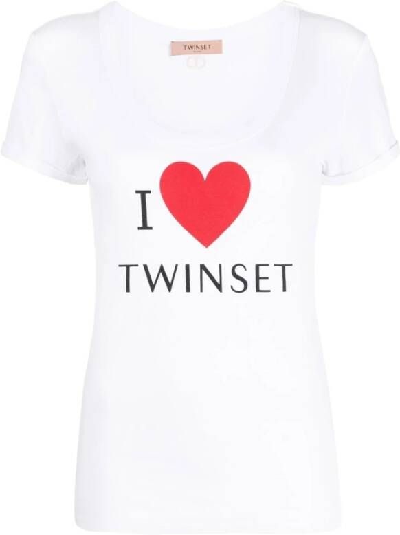 Twinset T-Shirts Wit Dames
