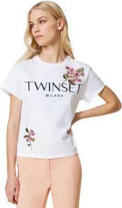Twinset T-Shirts Wit Dames