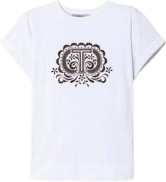 TwinSet Milano Witte T-shirt 11365779-cpc - Foto 2
