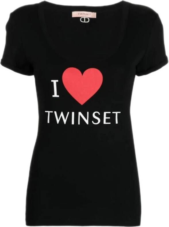 Twinset T-Shirts Zwart Dames
