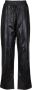 Twinset Broek in Zwart Kunstleer Black Dames - Thumbnail 1