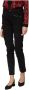 Twinset Zwarte Cargo Skinny Broek met Hart Knoop Black Dames - Thumbnail 1