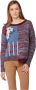 Twinset Multicolor Patchwork Trui Ronde Hals Multicolor Dames - Thumbnail 1