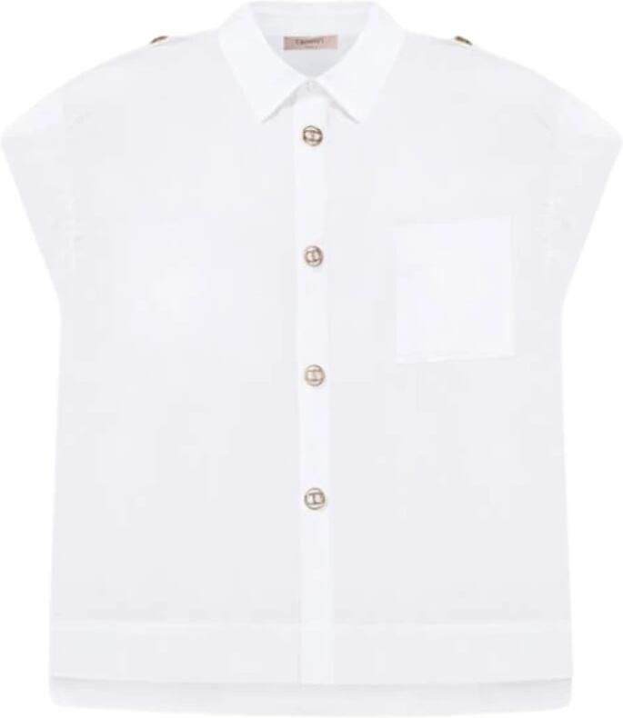 TWINSET MILANO Dames Blouses Woven Shirt Wit - Foto 3