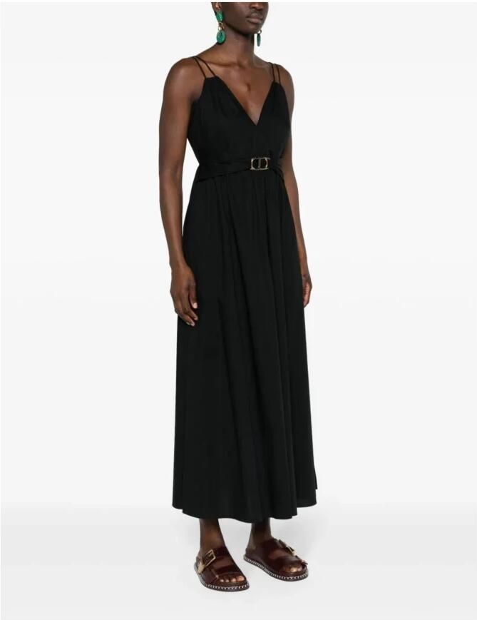 TWINSET MILANO Dames Jurken Woven Dress Zwart - Foto 3